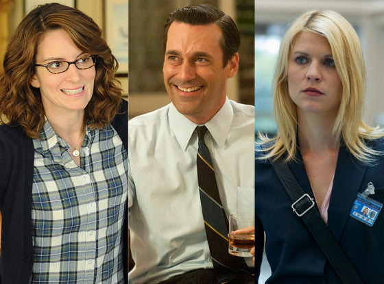 Claire Danes, Homeland, Jon Hamm, Mad Men, Tina Fey, 30 Rock Claire Danes, Homeland, Jon Hamm, Mad Men, Tina Fey, 30 Rock